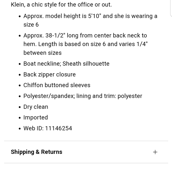 Calvin Klein White/Ivory Dress ♥ - Picture 8 of 9